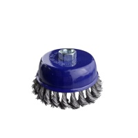 Щетка чашечная для УШМ 75 мм,3", витая,"Maximum" MX 17764