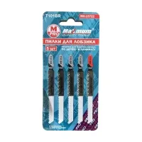 Пилки для лобзика по дереву, Т101ВR, 5 предметов, "MAXIMUM" MX 15722  (кратно 10 шт) (3428)